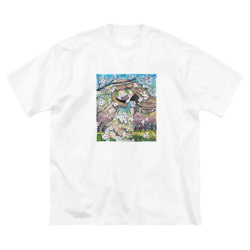 アリーと淡い紅の花 Big T-Shirt