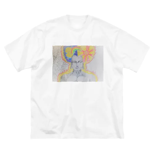 マエマンの絵 ビッグシルエットTシャツ