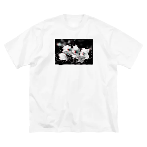 桜ビット ビッグシルエットTシャツ