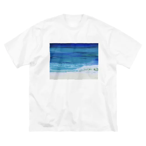 Blue sea ビッグシルエットTシャツ