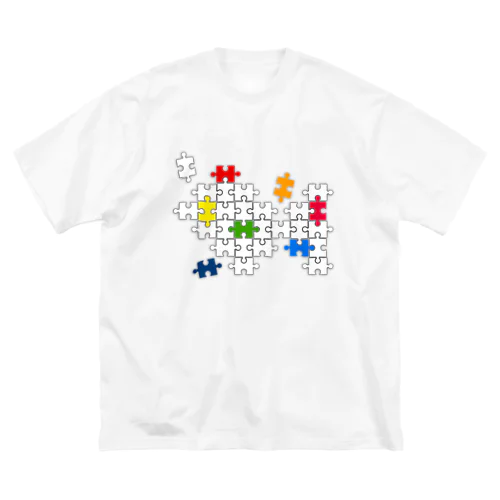 Jigsaw_Puzzle ビッグシルエットTシャツ