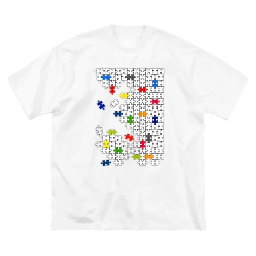 Jigsaw_Puzzle ビッグシルエットTシャツ