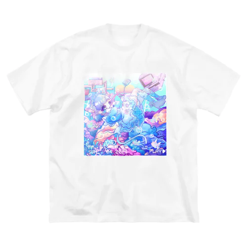 電子の海🐬 ビッグシルエットTシャツ