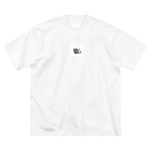 にゃんドラ｢ノック｣｣ ビッグシルエットTシャツ