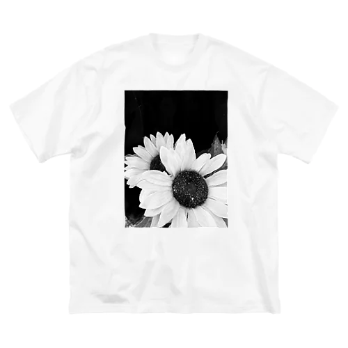 Wish_your_Smile.ひまわり(モノクロ) Big T-Shirt