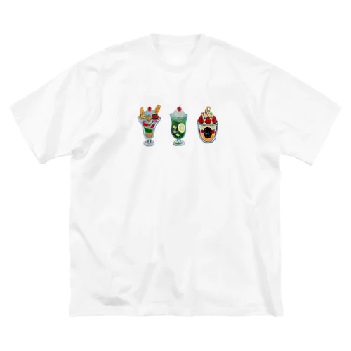 3種のsweets スイーツ　① ビッグシルエットTシャツ