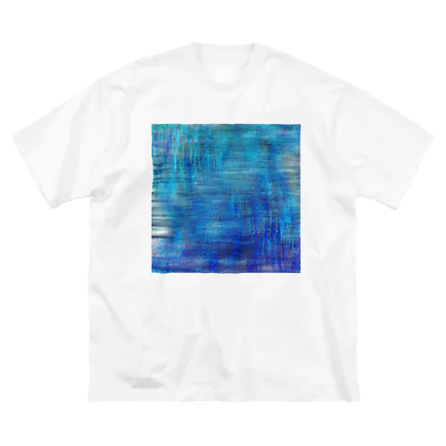 Blue ビッグシルエットTシャツ