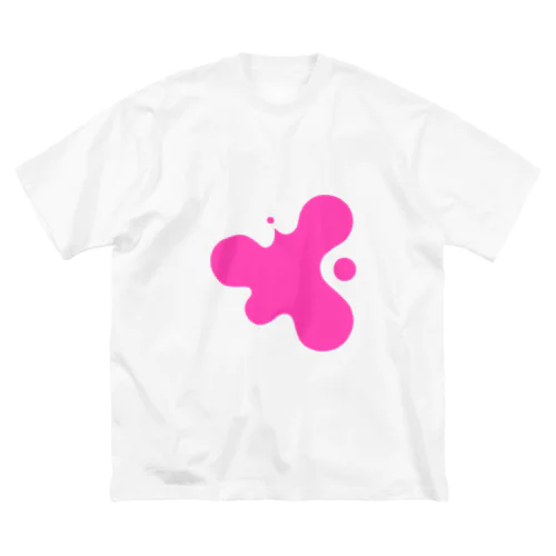 ピンク絵の具 Big T-Shirt