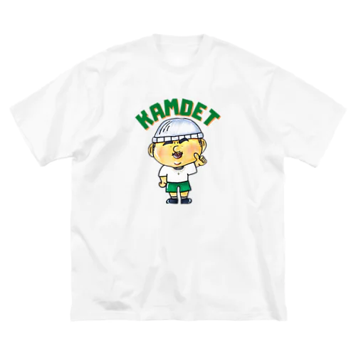 KAMDET キャラクター　ポップデザイン ビッグシルエットTシャツ