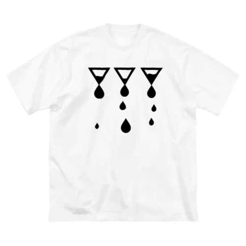 滴り 루즈핏 티셔츠