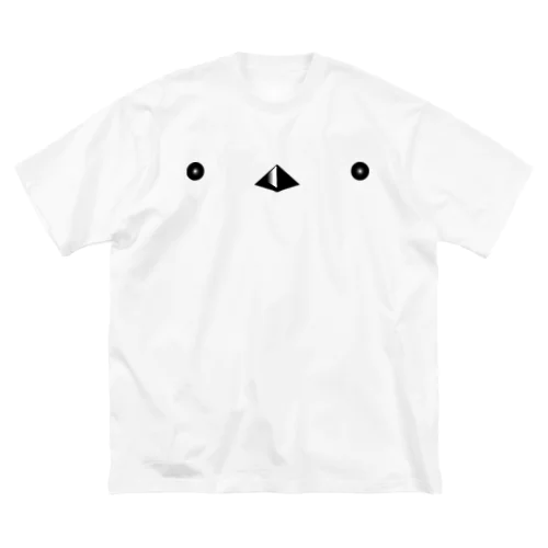 シマエナガになりたい。 ビッグシルエットTシャツ