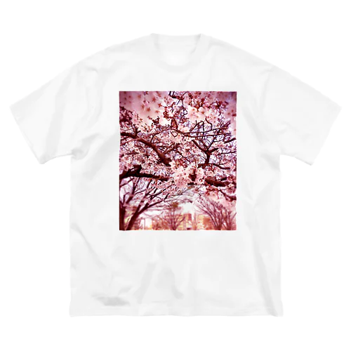 2021桜 ビッグシルエットTシャツ