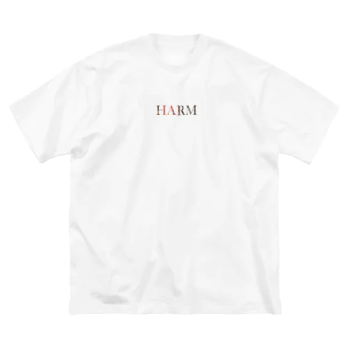 HARM シンプル ビッグシルエットTシャツ