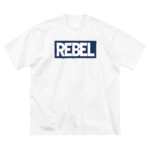 REBEL BLUE ビッグシルエットTシャツ