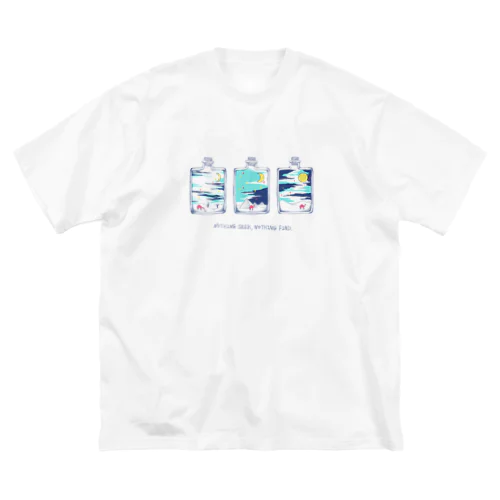 見守る月と旅するラクダ ビッグシルエットTシャツ