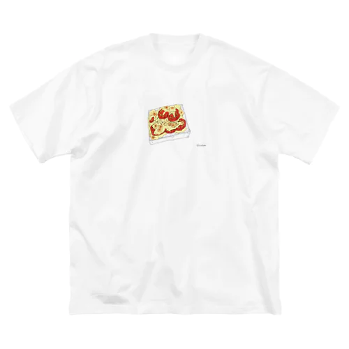 トマトチーズトースト ビッグシルエットTシャツ