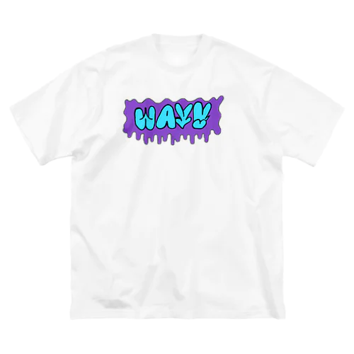 Neo wavy ビッグシルエットTシャツ