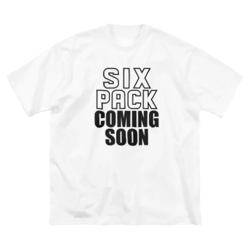 SIXPACK COMING SOON シックスパックはもうすぐ ビッグシルエットTシャツ