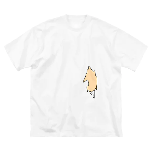 破れてますよ。 ビッグシルエットTシャツ