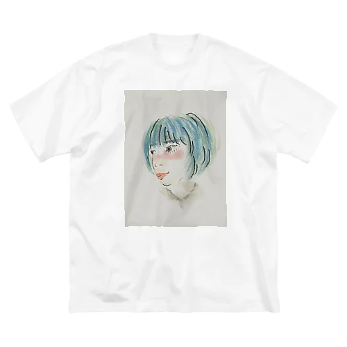 水彩画女の子2 Big T-Shirt