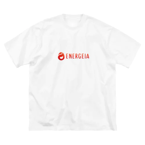 ENERGEIA公式（赤・左右） ビッグシルエットTシャツ