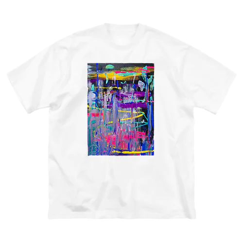 気まぐれペイント Big T-Shirt