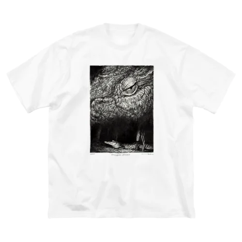 Crocodylus porosus ビッグシルエットTシャツ