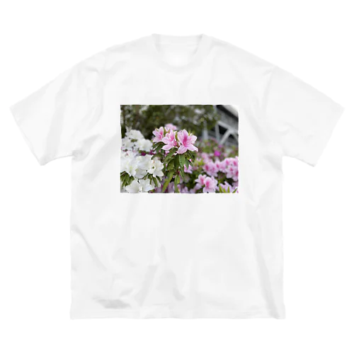 花 ビッグシルエットTシャツ