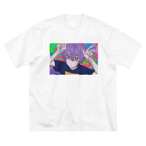 ぴーす ビッグシルエットTシャツ