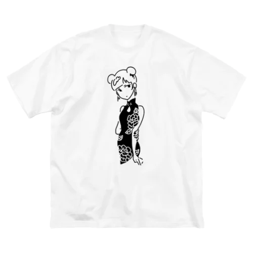 チャイナドレスの女の子 Big T-Shirt