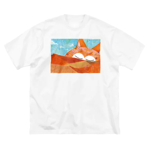 Sunny over the desert ビッグシルエットTシャツ