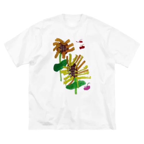 ひまわり ビッグシルエットTシャツ