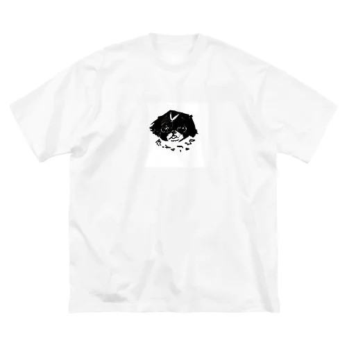 ベロ出し狆ちゃん ビッグシルエットTシャツ