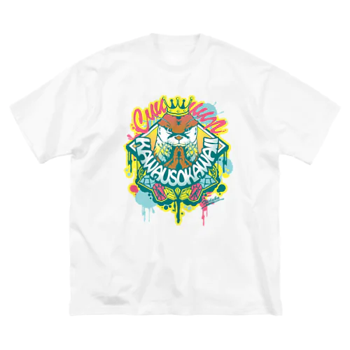 𝙎𝙩𝙧𝙚𝙚𝙩 𝙆𝙖𝙬𝙖𝙪𝙨𝙤（トロピカルver） Big T-Shirt