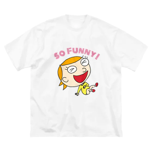 so funny ! ビッグシルエットTシャツ