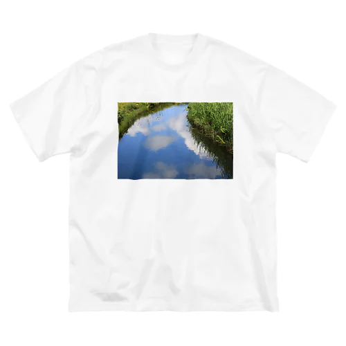 ブルースカイin the lake ビッグシルエットTシャツ