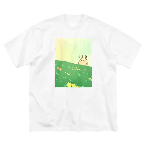 おばけしかくん(お散歩しかくん) ビッグシルエットTシャツ