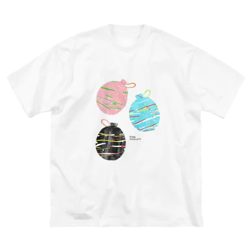 3色の水ヨーヨー ビッグシルエットTシャツ