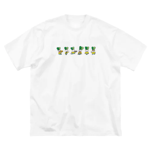 ラビッシュカラーTシャツ ビッグシルエットTシャツ