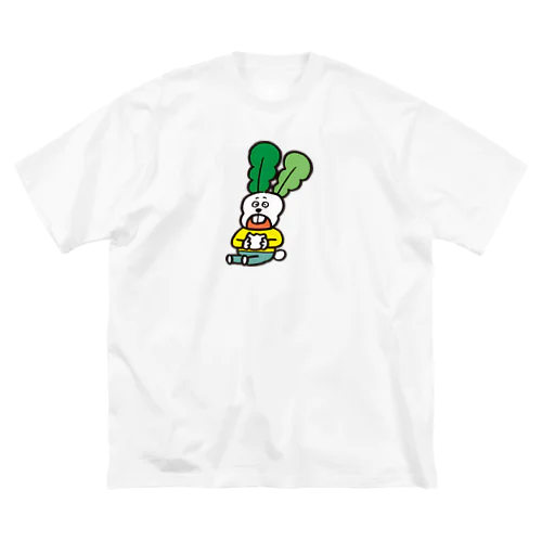 食いしん坊ラビッシュ ビッグシルエットTシャツ