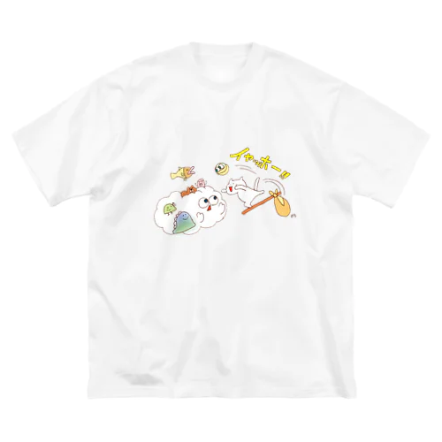 よなぁ〜ファミリーとじろにゃん ビッグシルエットTシャツ