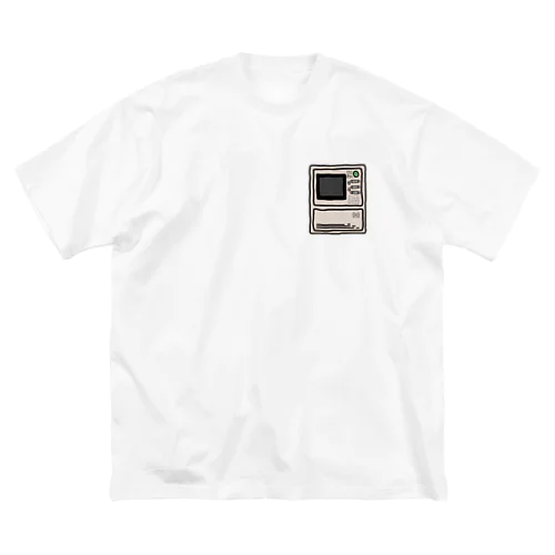 お風呂テレビ ビッグシルエットTシャツ