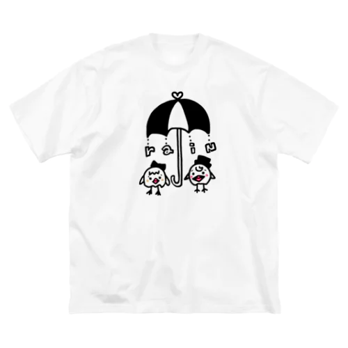 ひよひよ相合傘 Big T-Shirt