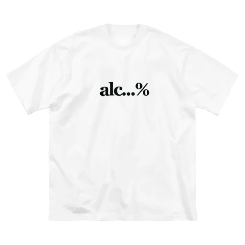 Alc…% ビッグシルエットTシャツ