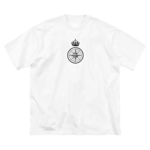 COMPASS 王冠さ ビッグシルエットTシャツ