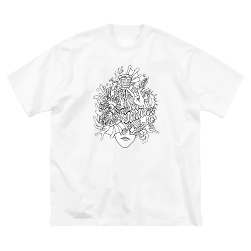 Brain ビッグシルエットTシャツ