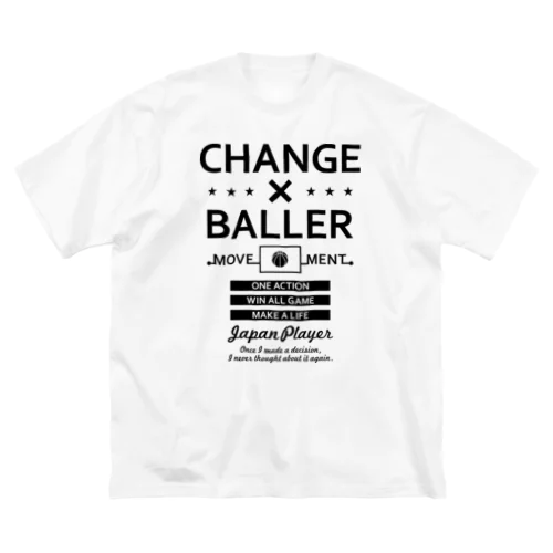 CHANGE×BALLER ビッグシルエットTシャツ