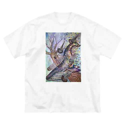 幻想鯨 ビッグシルエットTシャツ