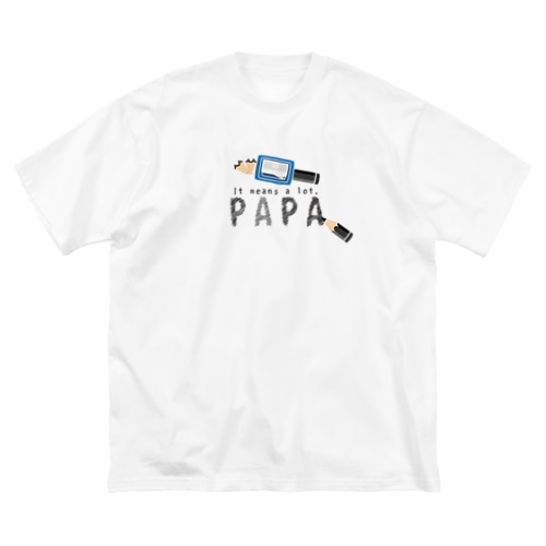 ちびた鉛筆 PAPA*C Big T-Shirt