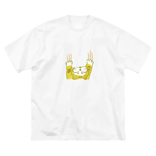 何かに引っ張られている猫 Big T-Shirt